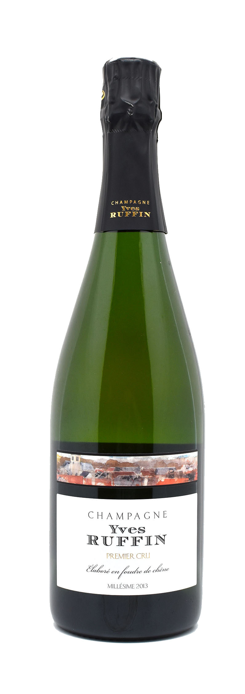 bandeau cuvee millesime 2013 champagne yves ruffin