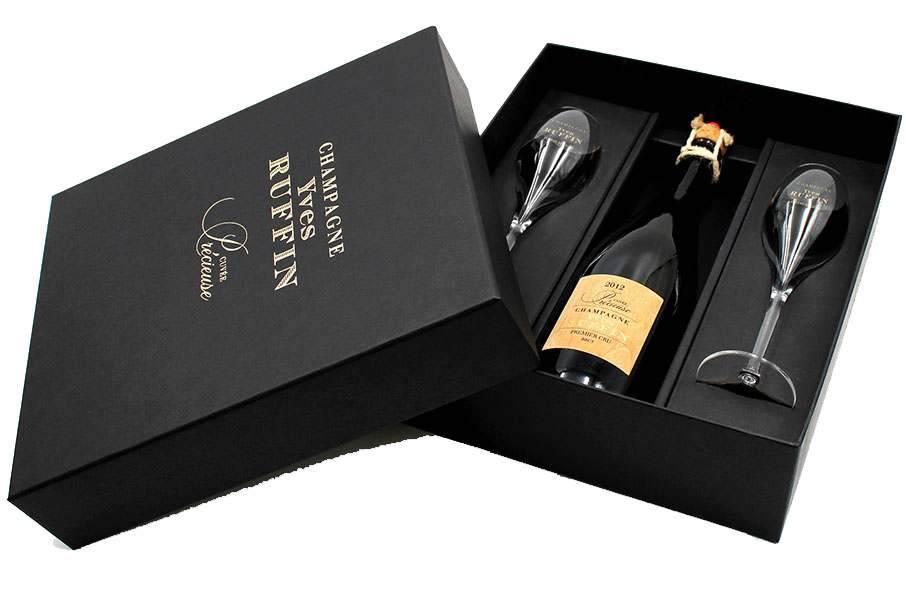 coffret cuvee précieuse millesime 2012 champagne yves ruffin